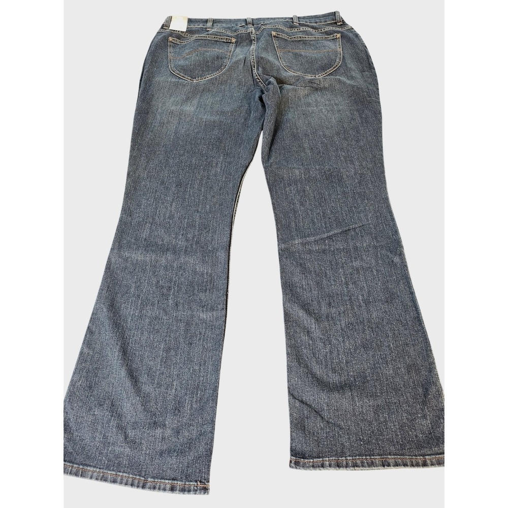 Lee Riders Indigo Jeans Men 22W L Blue NEW Stretch Flare 10ZFPMBIB